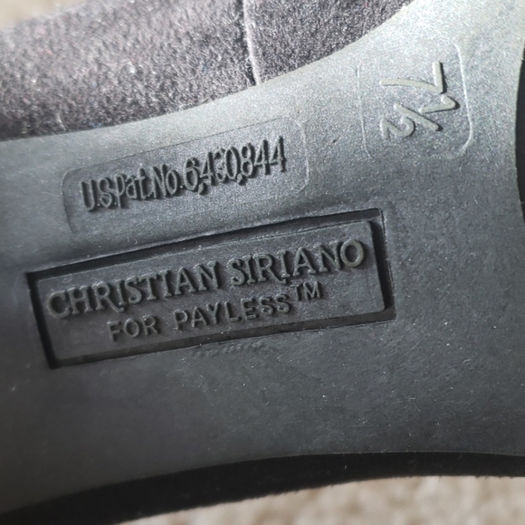 👠 Black/Silver Christian Siriano, NWOT!!4 in heel - Picture 8 of 8